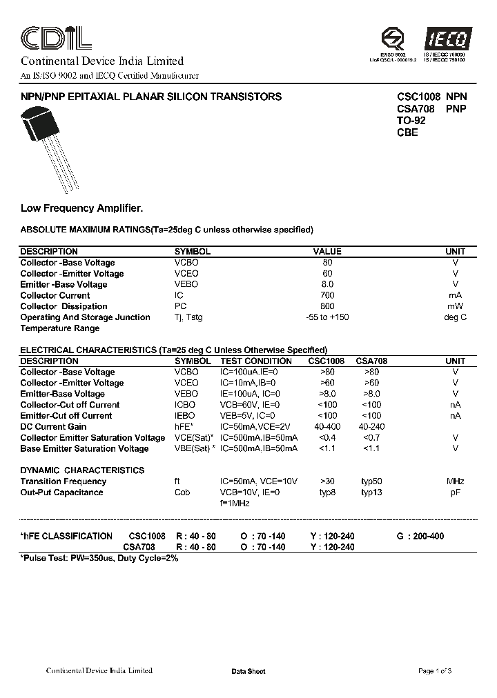 CSC1008_37761.PDF Datasheet