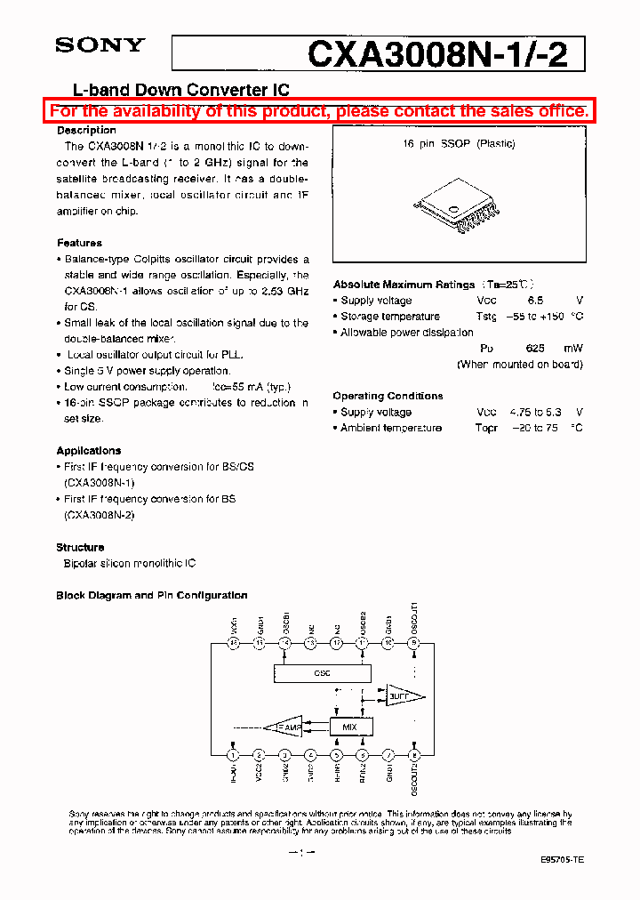 CXA3008N-1_46049.PDF Datasheet