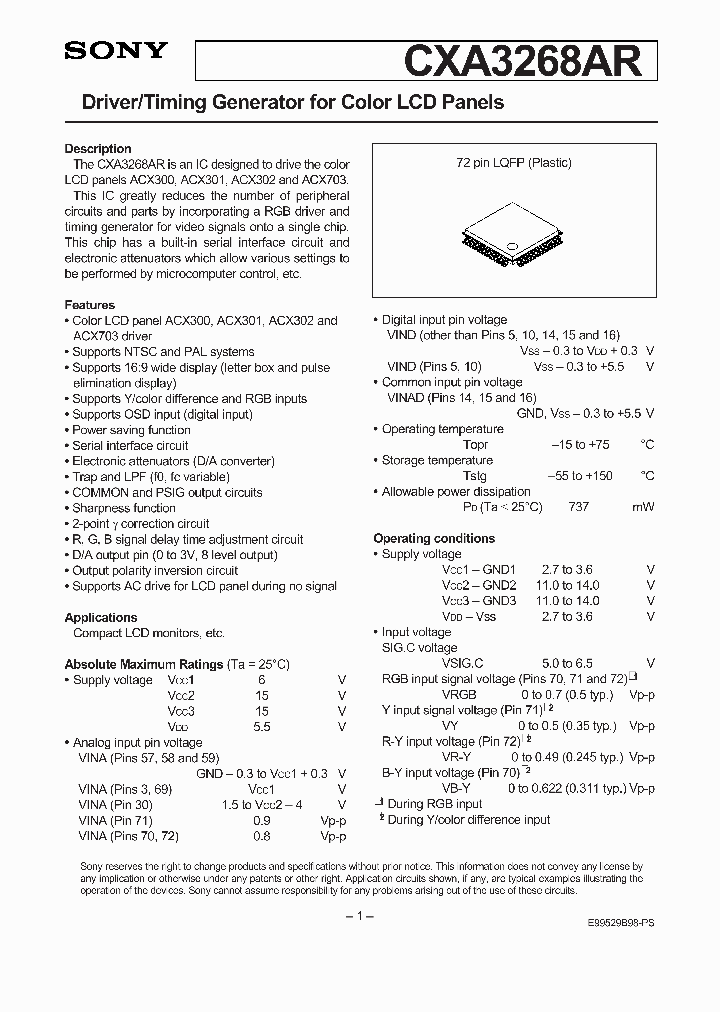 CXA3268AR_24166.PDF Datasheet