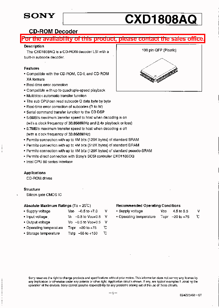 CXD1808AQ_45407.PDF Datasheet