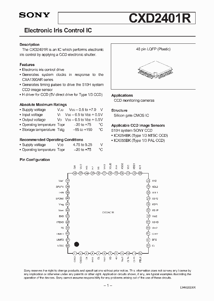 CXD2401R_101582.PDF Datasheet