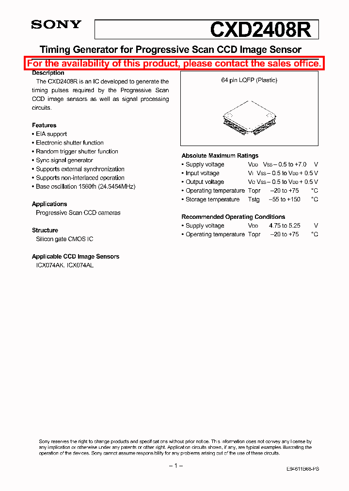 CXD2408R_101583.PDF Datasheet