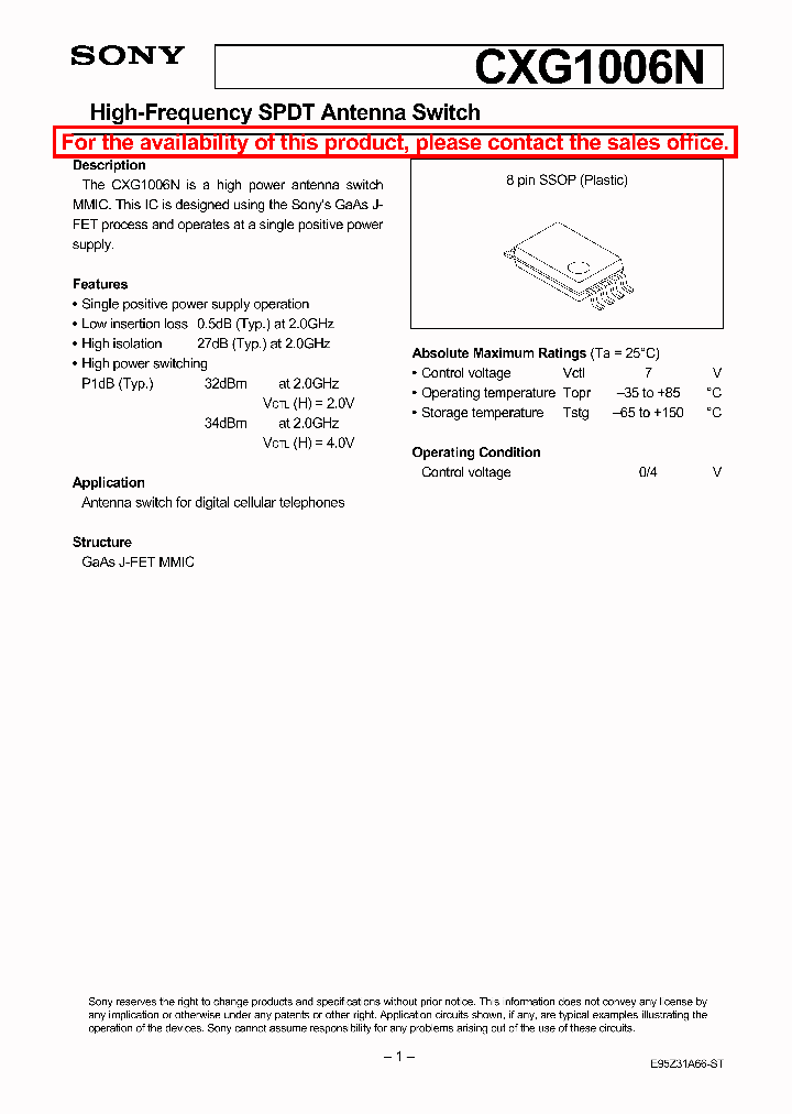 CXG1006N_98876.PDF Datasheet