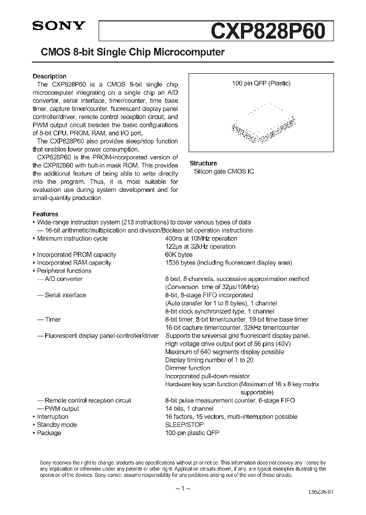 CXP828P60_82033.PDF Datasheet