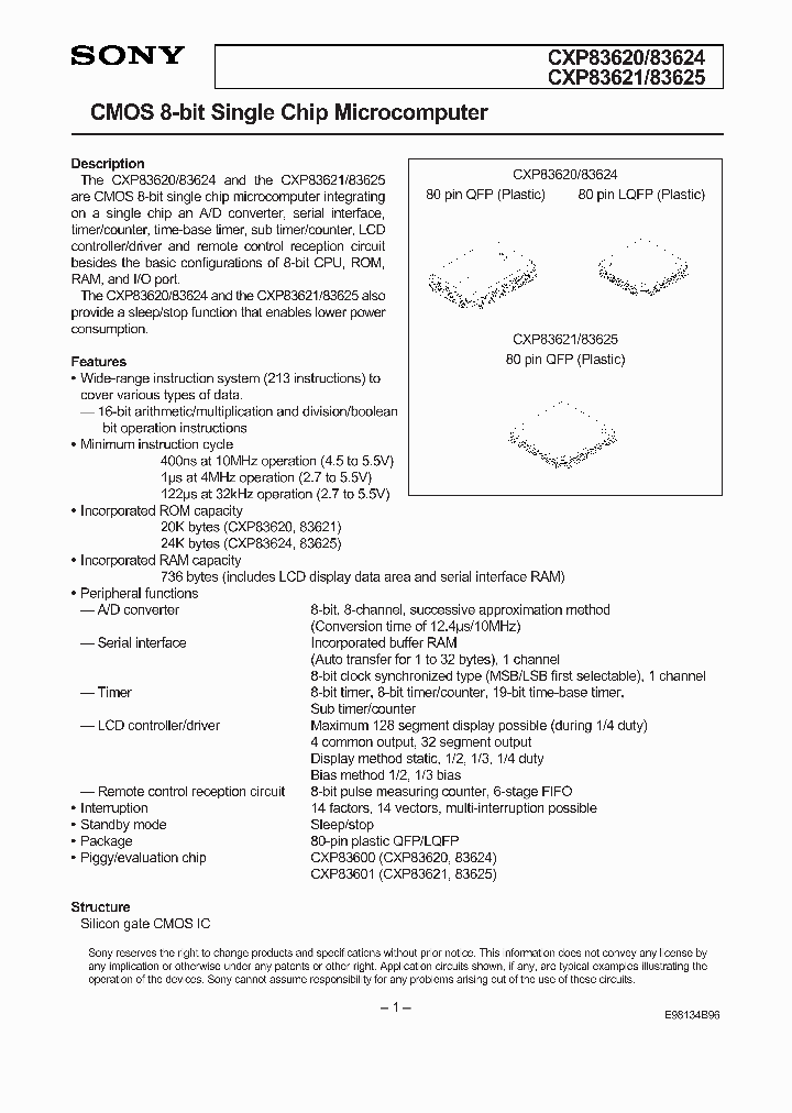 CXP83620_162622.PDF Datasheet