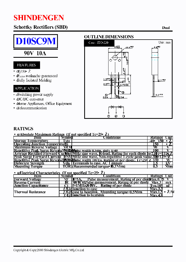 D10SC9M_168941.PDF Datasheet