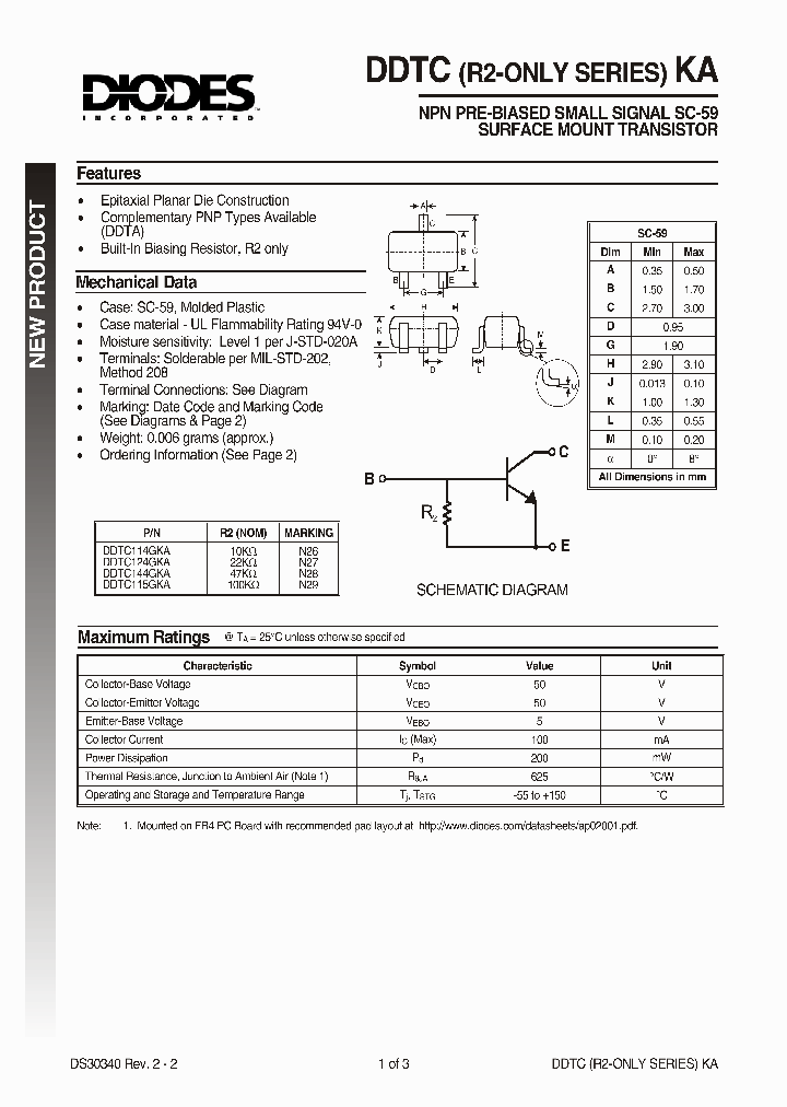 DDTC114GKA_24616.PDF Datasheet