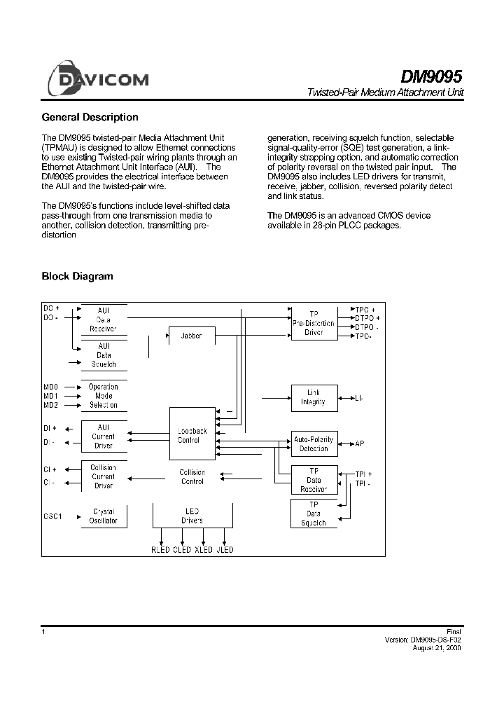 DM9095_155577.PDF Datasheet