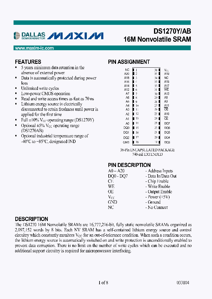 DS1270AB_34868.PDF Datasheet