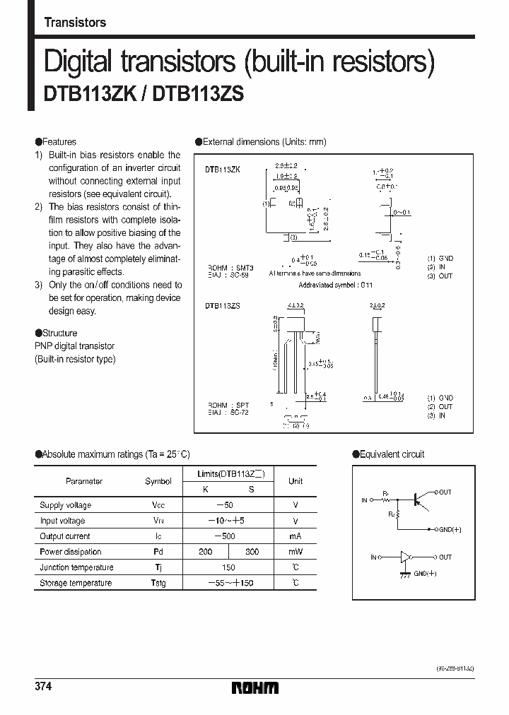 DTB113ZK_72094.PDF Datasheet