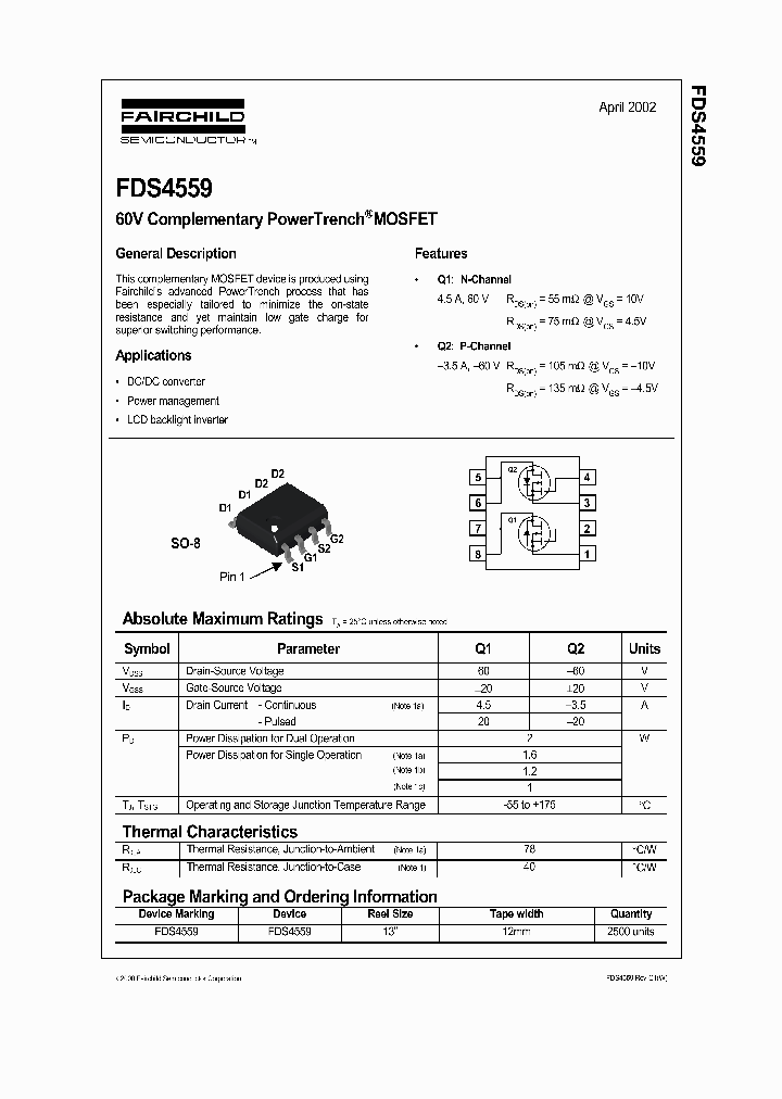 FDS4559_145397.PDF Datasheet