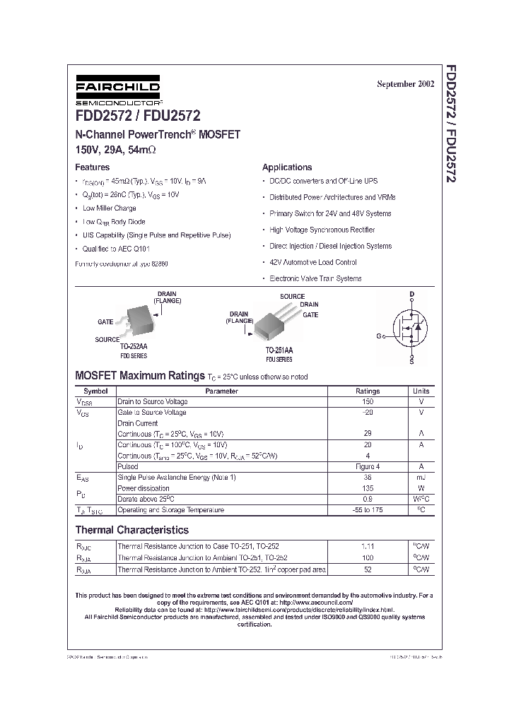 FDU2572_62422.PDF Datasheet