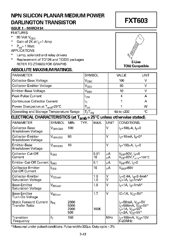 FXT603_73486.PDF Datasheet