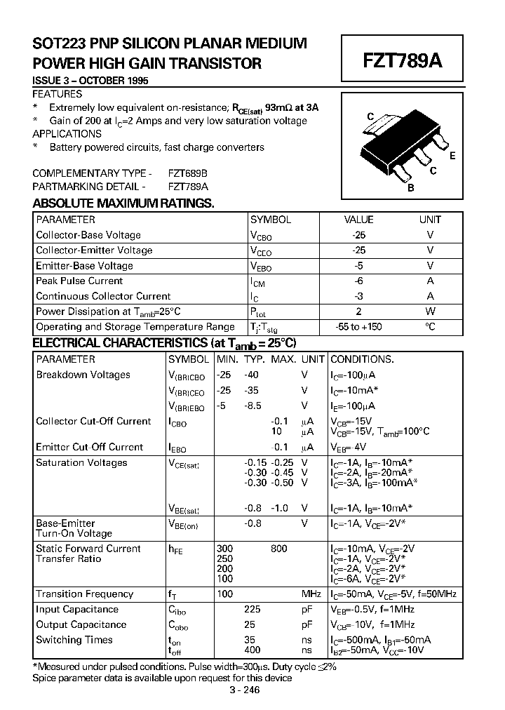 FZT789A_164296.PDF Datasheet