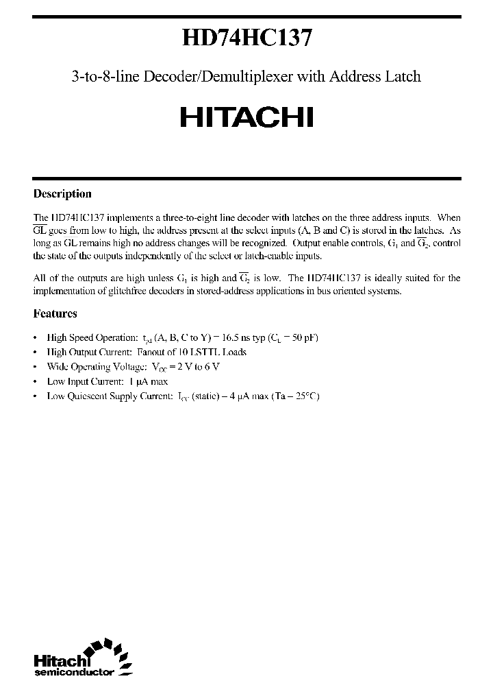 HD74HC137_136541.PDF Datasheet