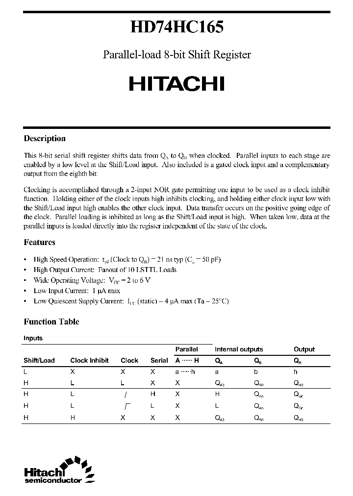 HD74HC165_18681.PDF Datasheet