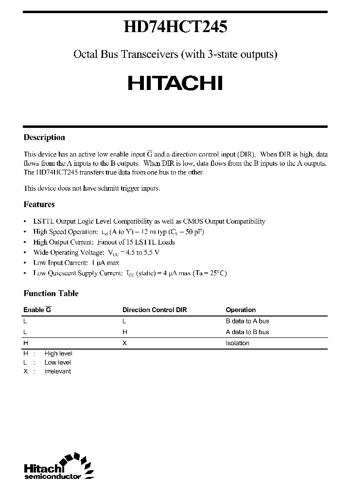 HD74HCT245_85338.PDF Datasheet