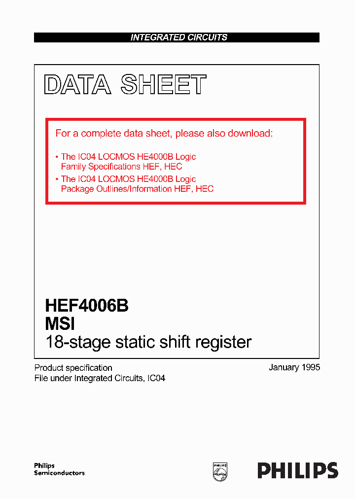 HEF4006B_128173.PDF Datasheet