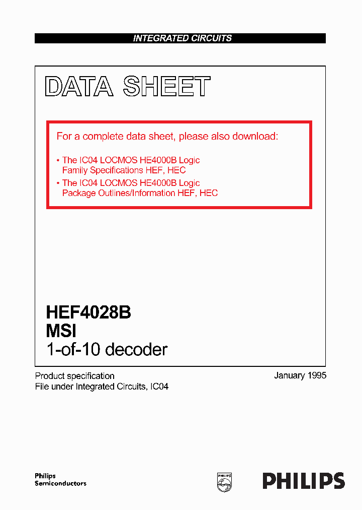 HEF4028B_102903.PDF Datasheet