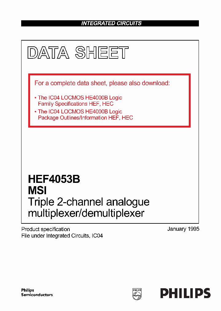 HEF4053_26142.PDF Datasheet