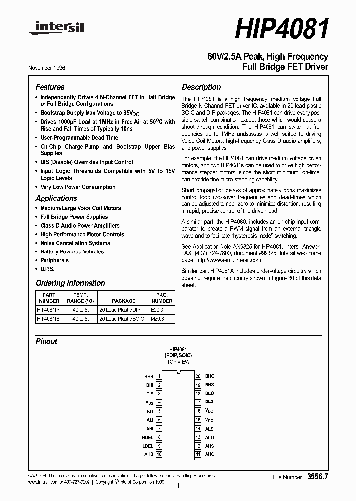 HIP4081_26201.PDF Datasheet