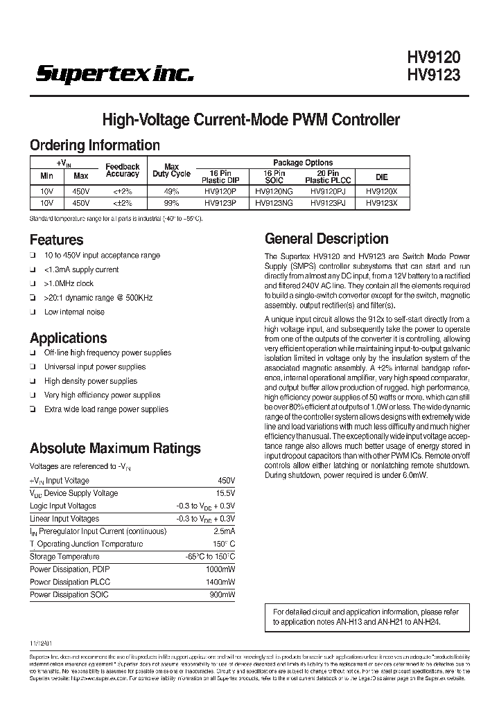 HV9120_80262.PDF Datasheet