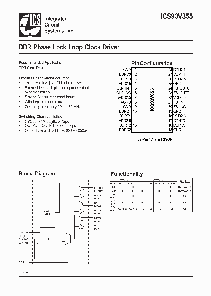 ICS93V855_106003.PDF Datasheet