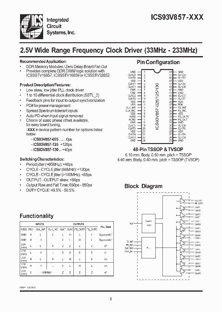 ICS93V857_106004.PDF Datasheet