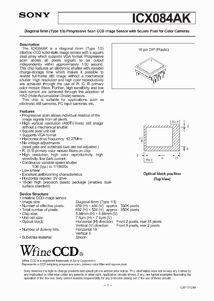ICX084_41148.PDF Datasheet