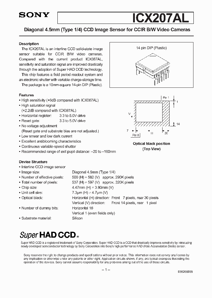 ICX207AL_194066.PDF Datasheet