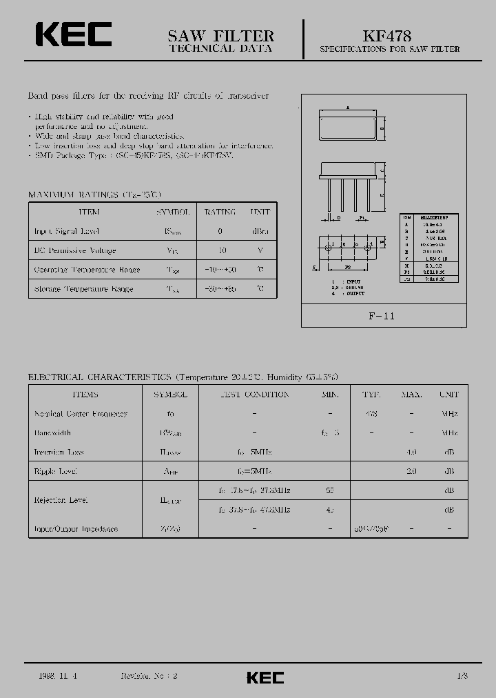 KF478_27029.PDF Datasheet