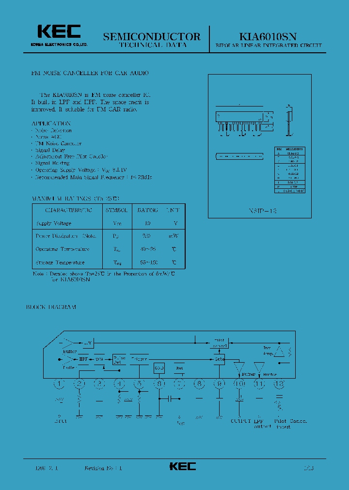 KIA6010SN_106524.PDF Datasheet