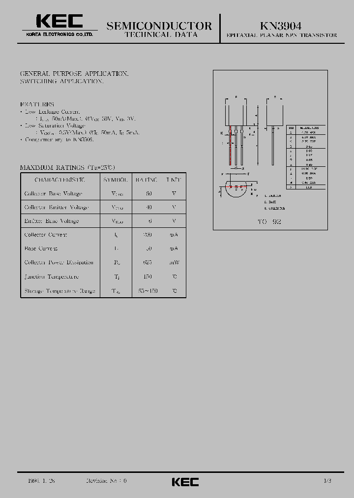 KN3904_84602.PDF Datasheet