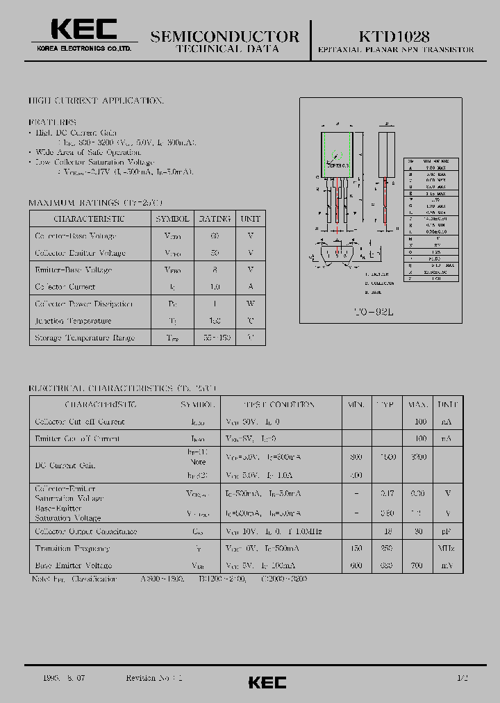 KTD1028_70575.PDF Datasheet