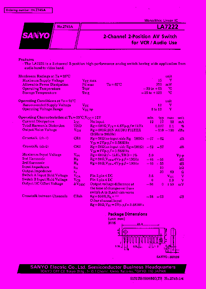 LA7222_106733.PDF Datasheet