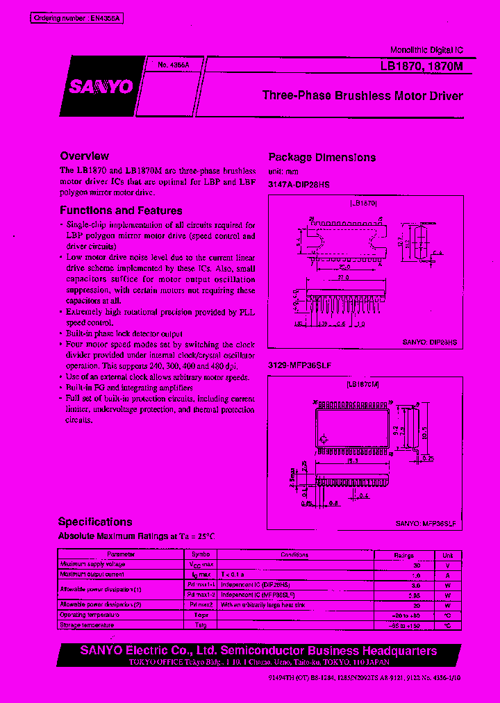 LB1870_79129.PDF Datasheet