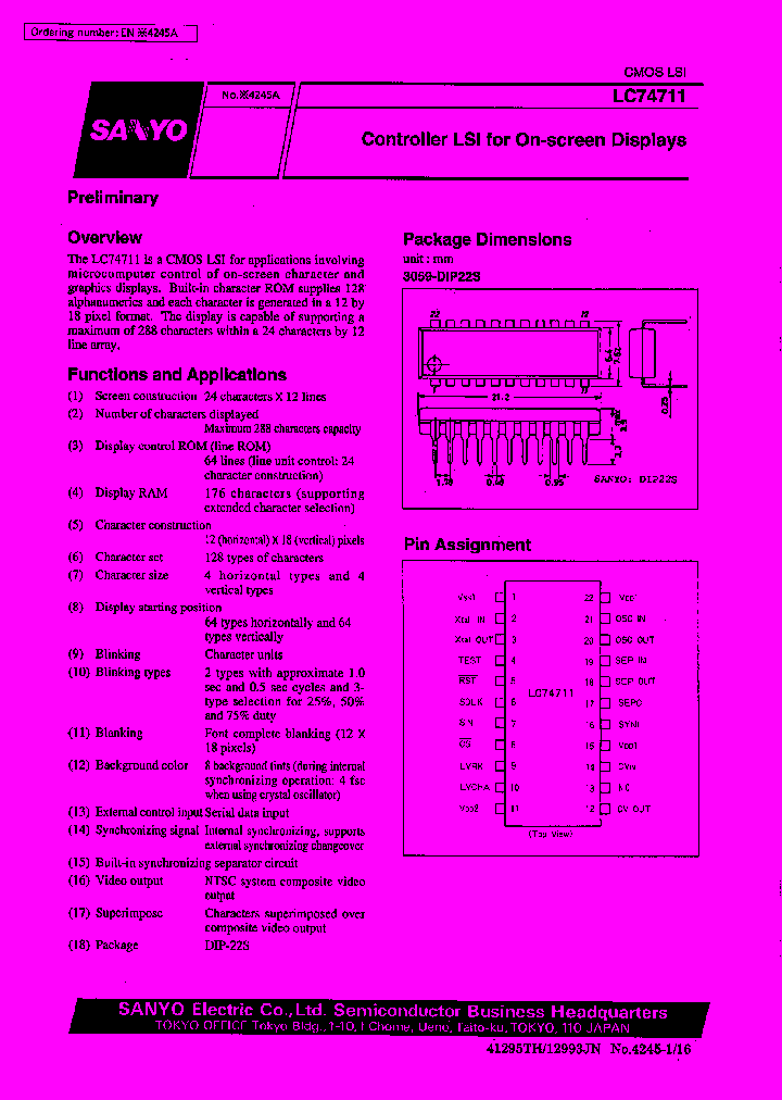 LC74711_172805.PDF Datasheet