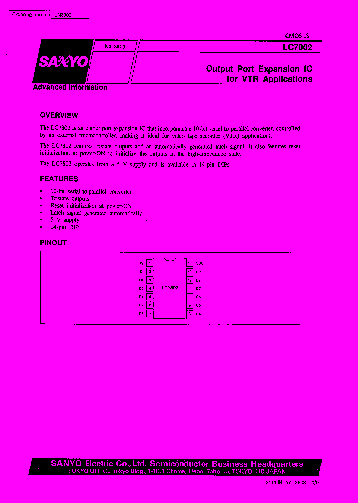 LC7802_133528.PDF Datasheet