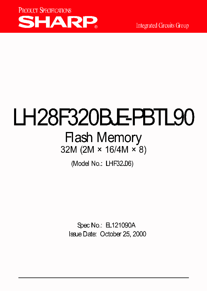 LH28F320BJE-PBTL90_108925.PDF Datasheet