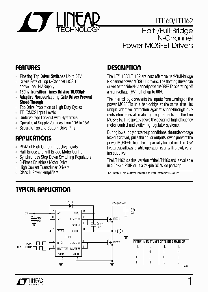 LT1160_75314.PDF Datasheet