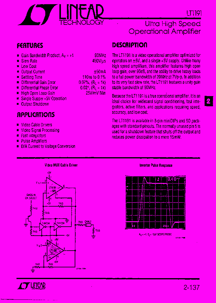 LT1191_75440.PDF Datasheet