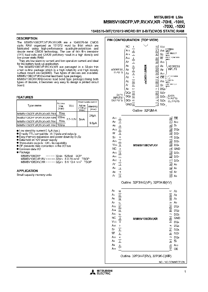 M5M5V108CFP-10HI_121941.PDF Datasheet