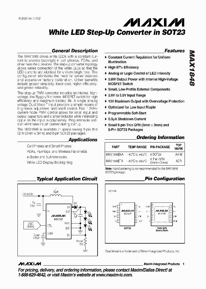 MAX1848_29648.PDF Datasheet