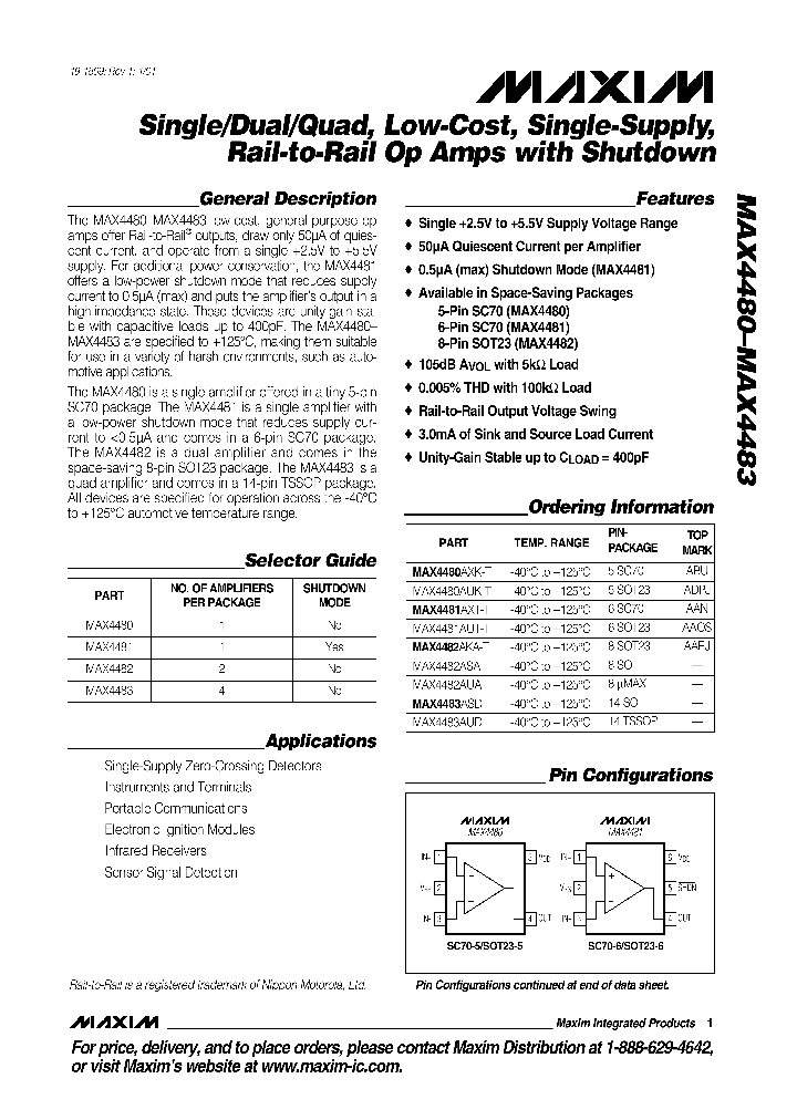 MAX4480_167565.PDF Datasheet