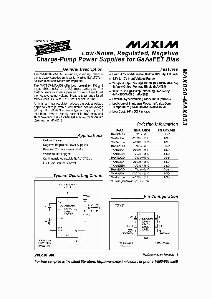 MAX851_109769.PDF Datasheet