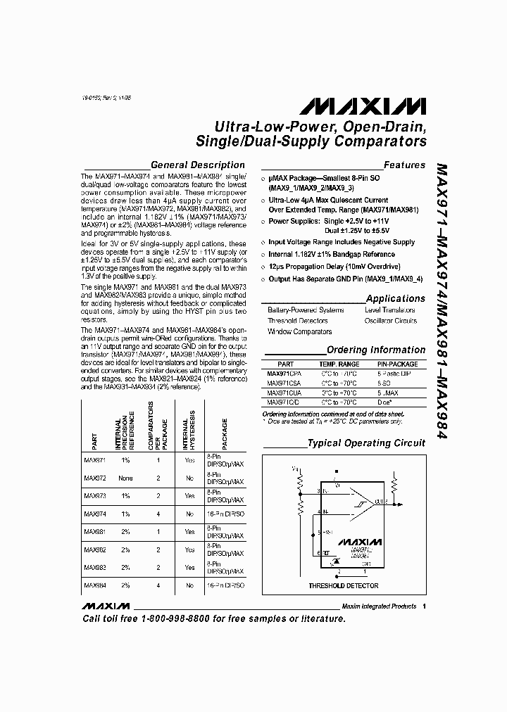 MAX971_30367.PDF Datasheet