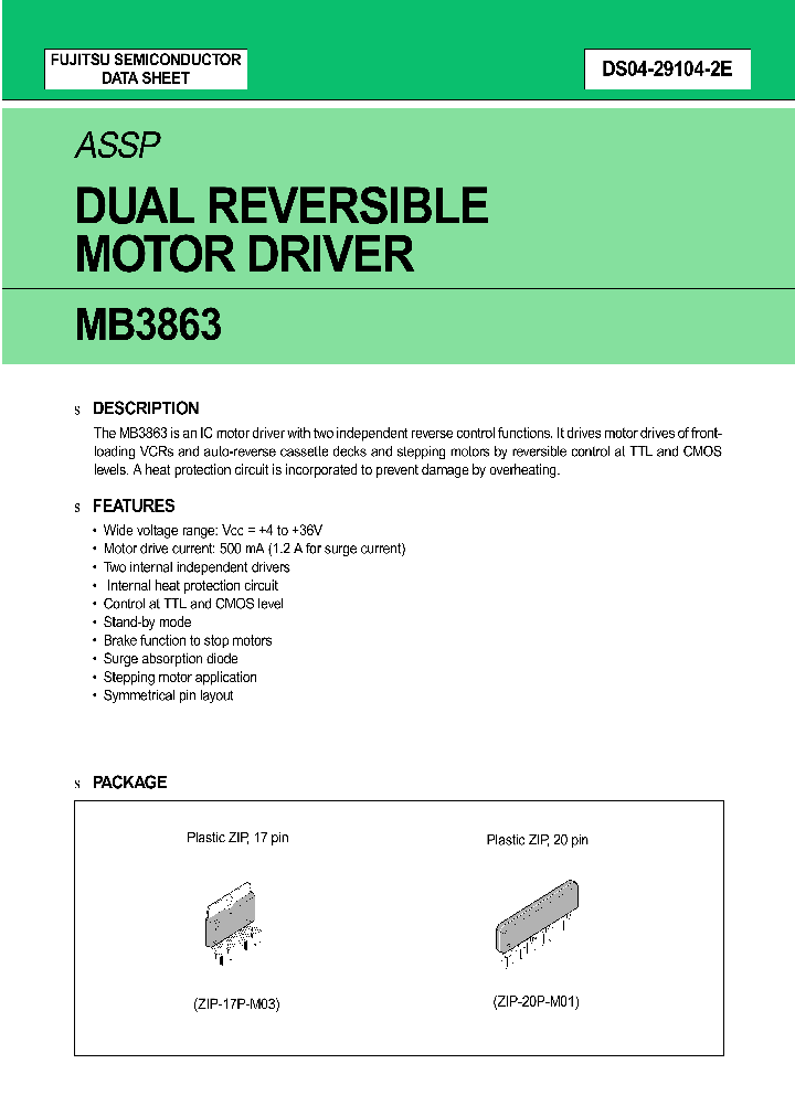 MB3863_172140.PDF Datasheet