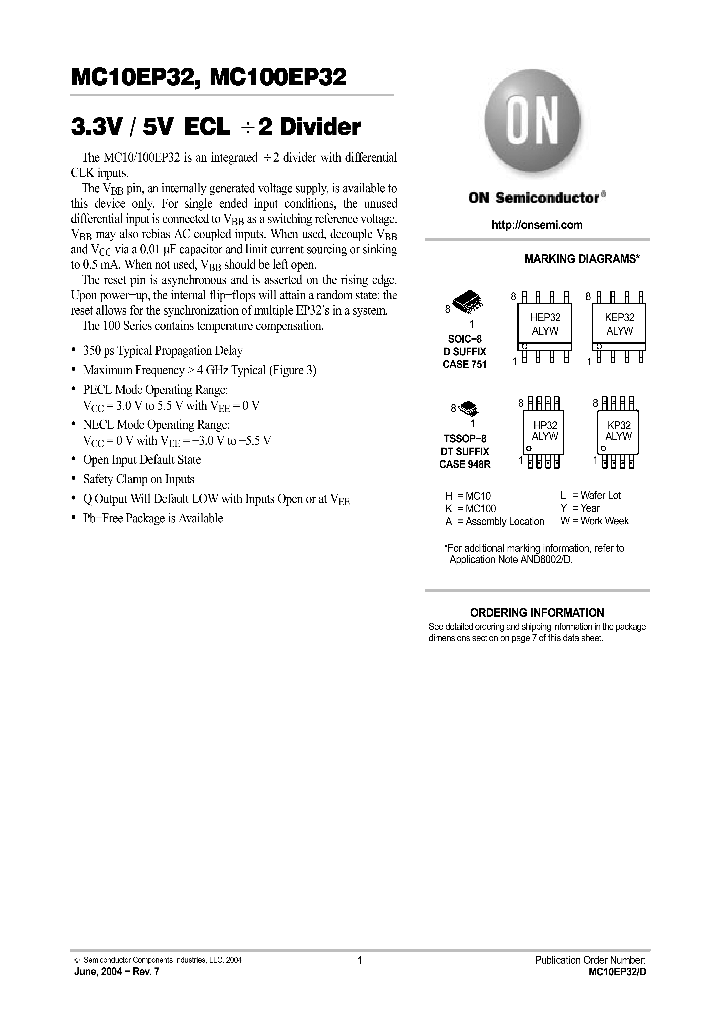 MC10EP32DG_83883.PDF Datasheet