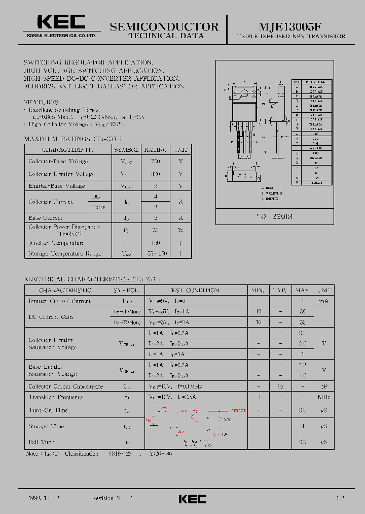 MJE13005F_139772.PDF Datasheet