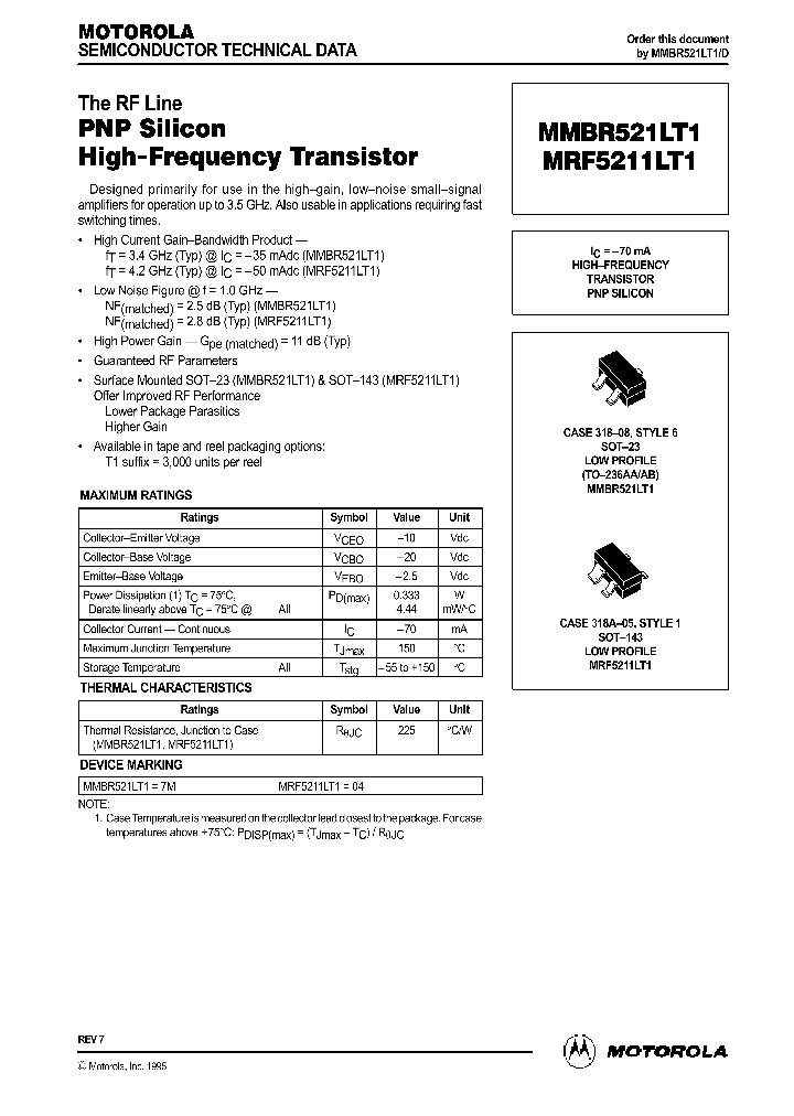 MMBR521LT1_131372.PDF Datasheet